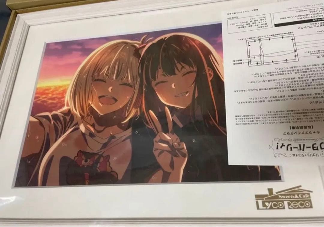 リコリスリコイルA4キャラファイン リコリス・リコイル A4キャラファイングラフ