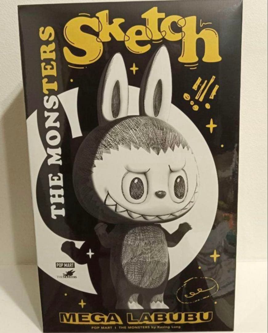 POP MART mega Labubu sketch 400% - メルカリ