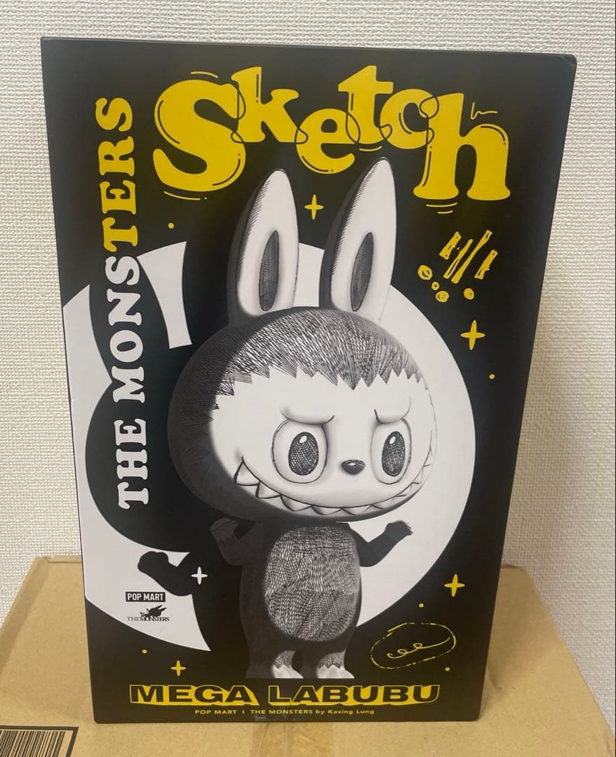 特撮 POP MART MEGA LABUBU 400% SKETCH