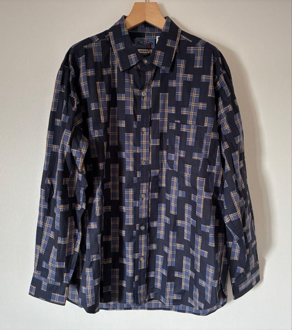 新品　BLUEBLUE インディゴシャツ　M ファインオックス インディゴテゾメ ボタンダウン ロングスリーブ
