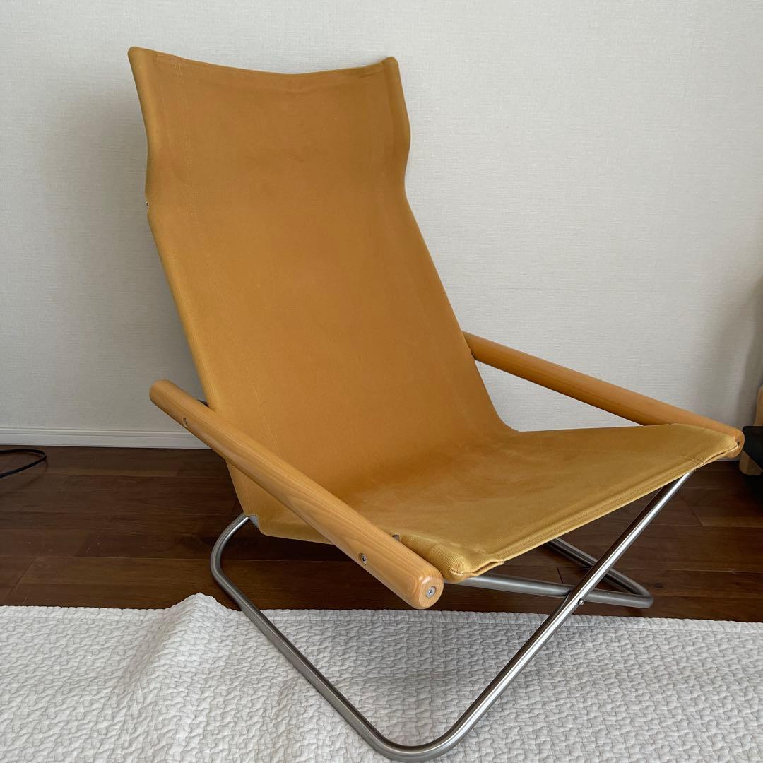 ニーチェアエックス　ナチュラル×キャメル