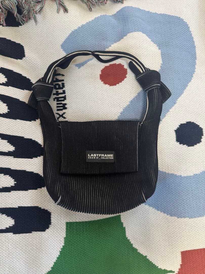 lastframe two tone obi bag ブラック×ホワイト LASTFRAME TWO TONE OBI BAG | AAR
