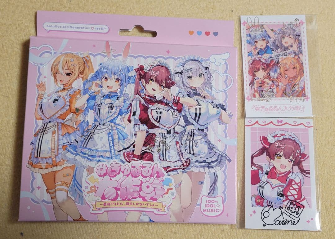 ホロライブ3期生 1st EP きゅるるん大作戦 CD 会場限定チェキ付 - メルカリ