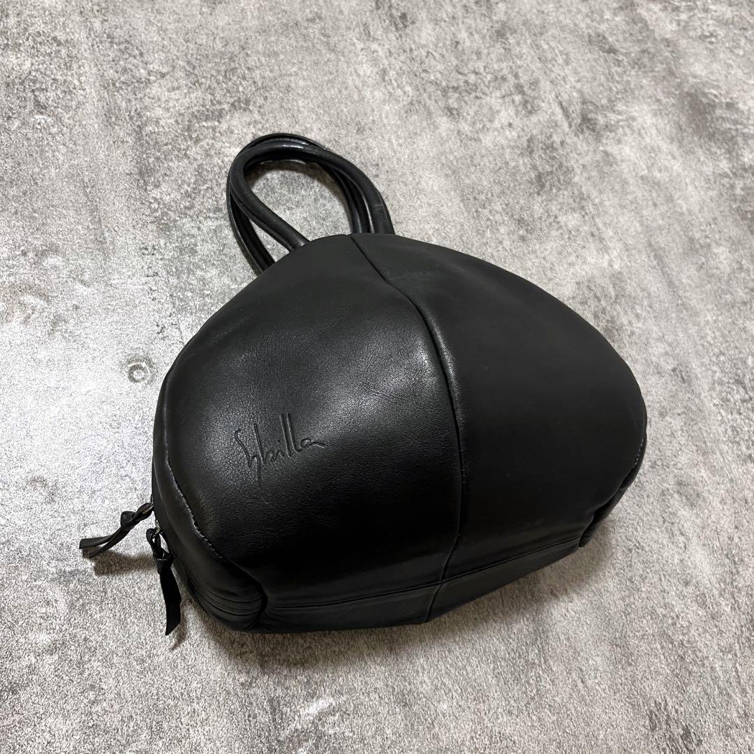 SYBILLA シビラ レザーハンドバッグ ブラック ミニバッグ レザー
