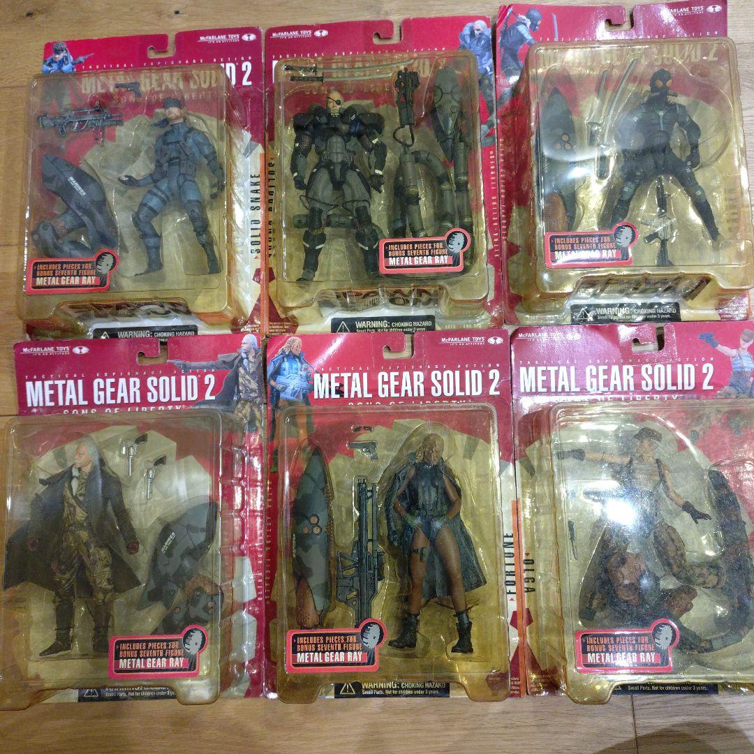 未開封　メタルギアソリッド2 フィギュア 6体セット