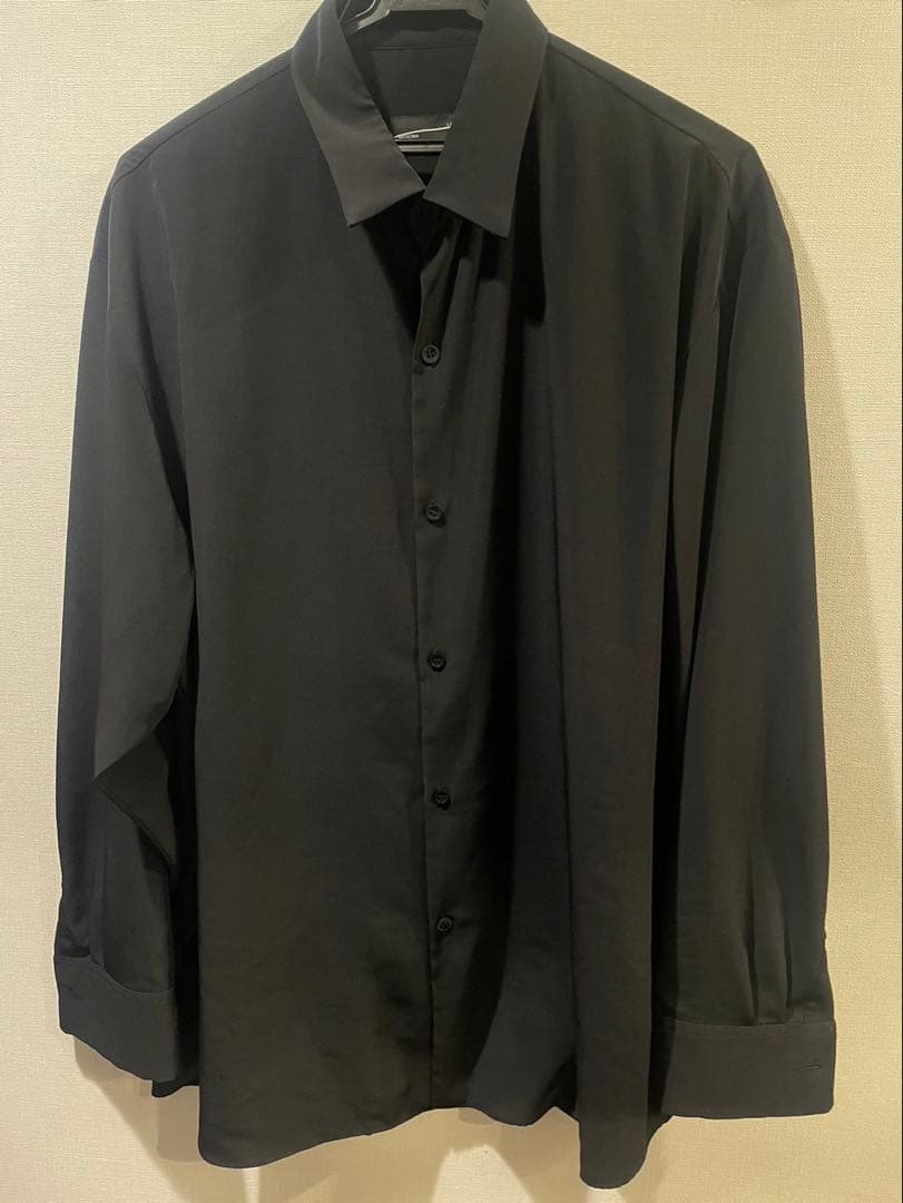 LAD MUSICIAN 長袖シャツ　ブラック　42 デシン