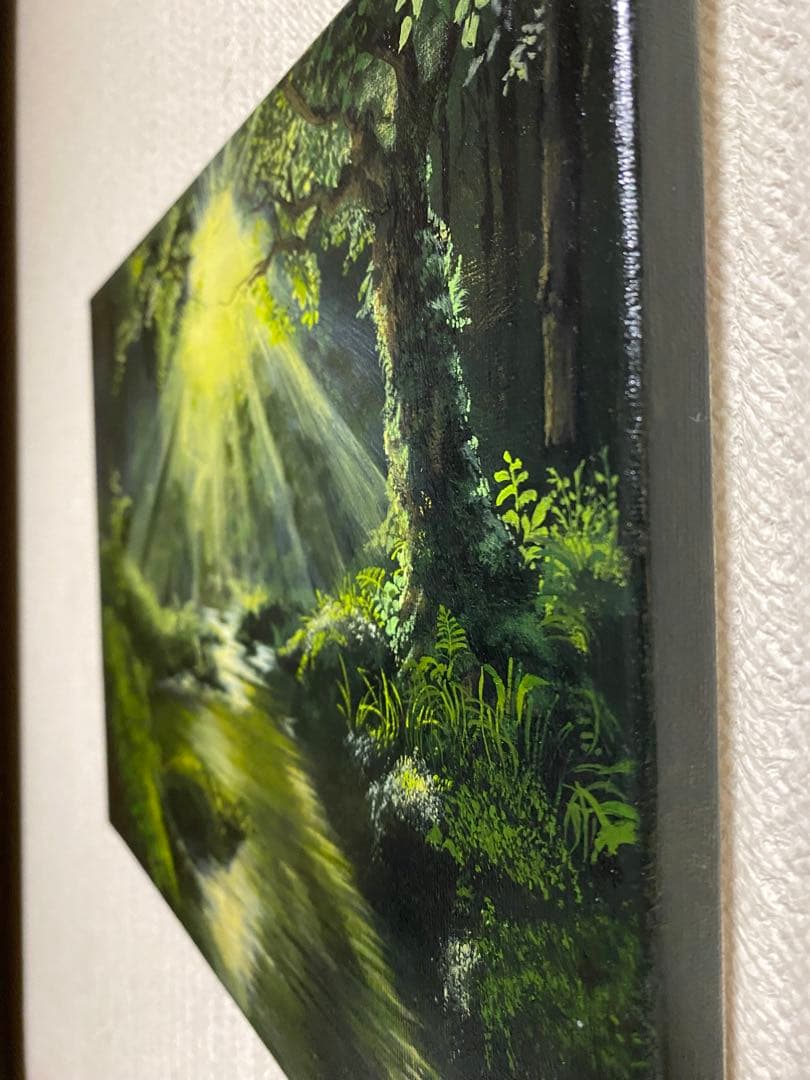 ひかりの約束」 手描き 風景画 アクリル画 癒し - メルカリ