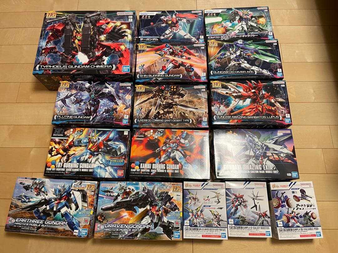 新品　ガンダム　ビルドファイターズ　セット 楽天市場】ガンプラ 1/144スケール 機動戦士ガンダムビルド