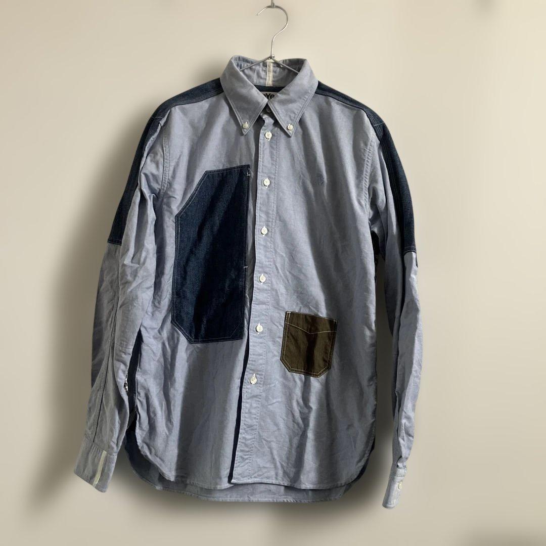 Junya Watanabe MAN パッチワークシャツ M