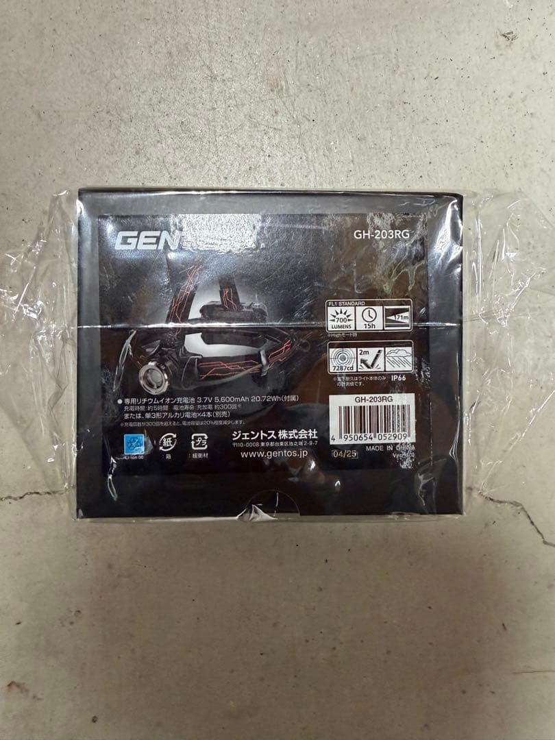 みち　GENTOS GH-203RG ヘッドランプ