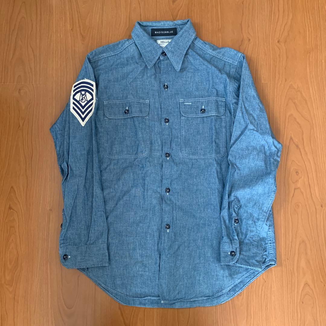 マディソンブルー HAMPTON CHAMBRAY CUSTOM SHIRT