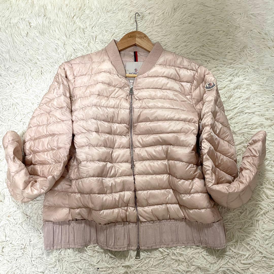 美品　 モンクレール　 バリティン　ピンク　レディース0-1相当