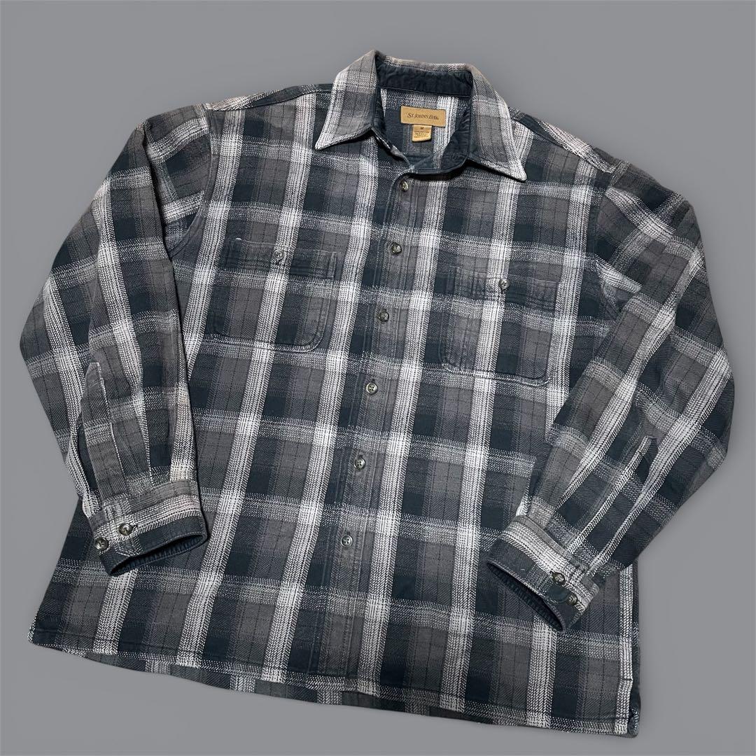 【極上オンブレ】st john's bay セントジョンズベイ ヘビーネルシャツ
