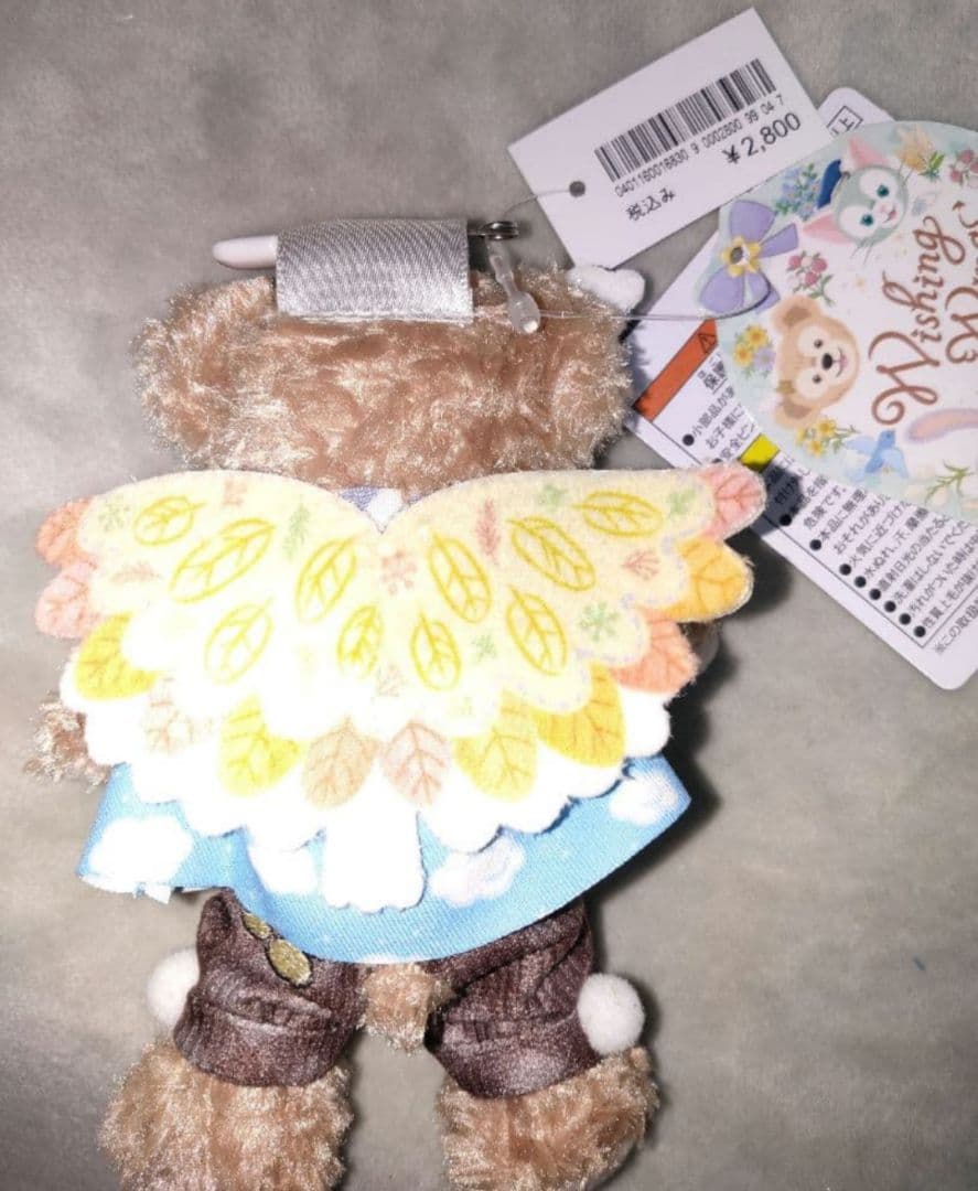 ディズニーシー ウィッシングウィングス ダッフィー ぬいぐるみバッジ