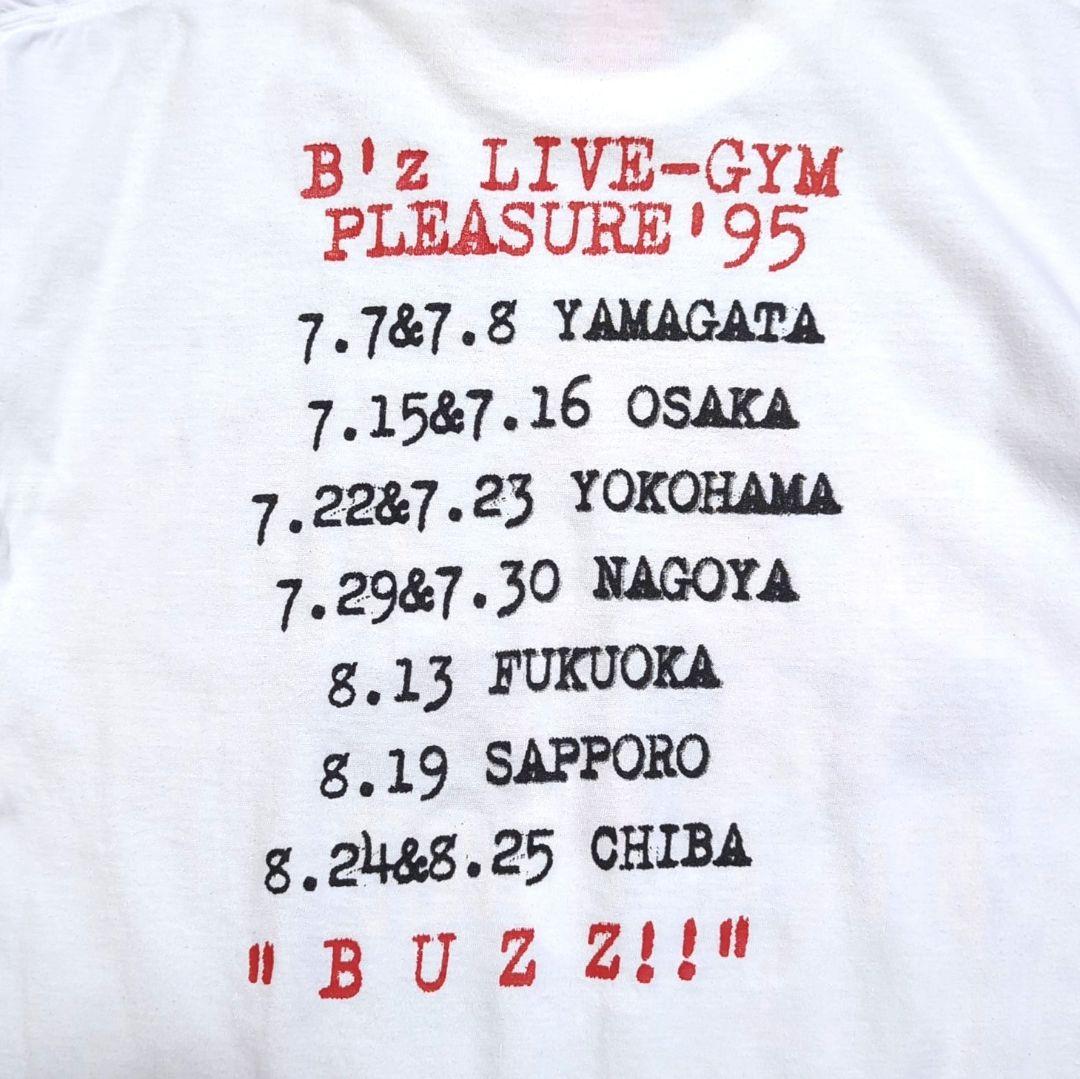 当時物 B'z LIVE GYM 95 BUZZ 90s ライブTシャツ バンド - メルカリ
