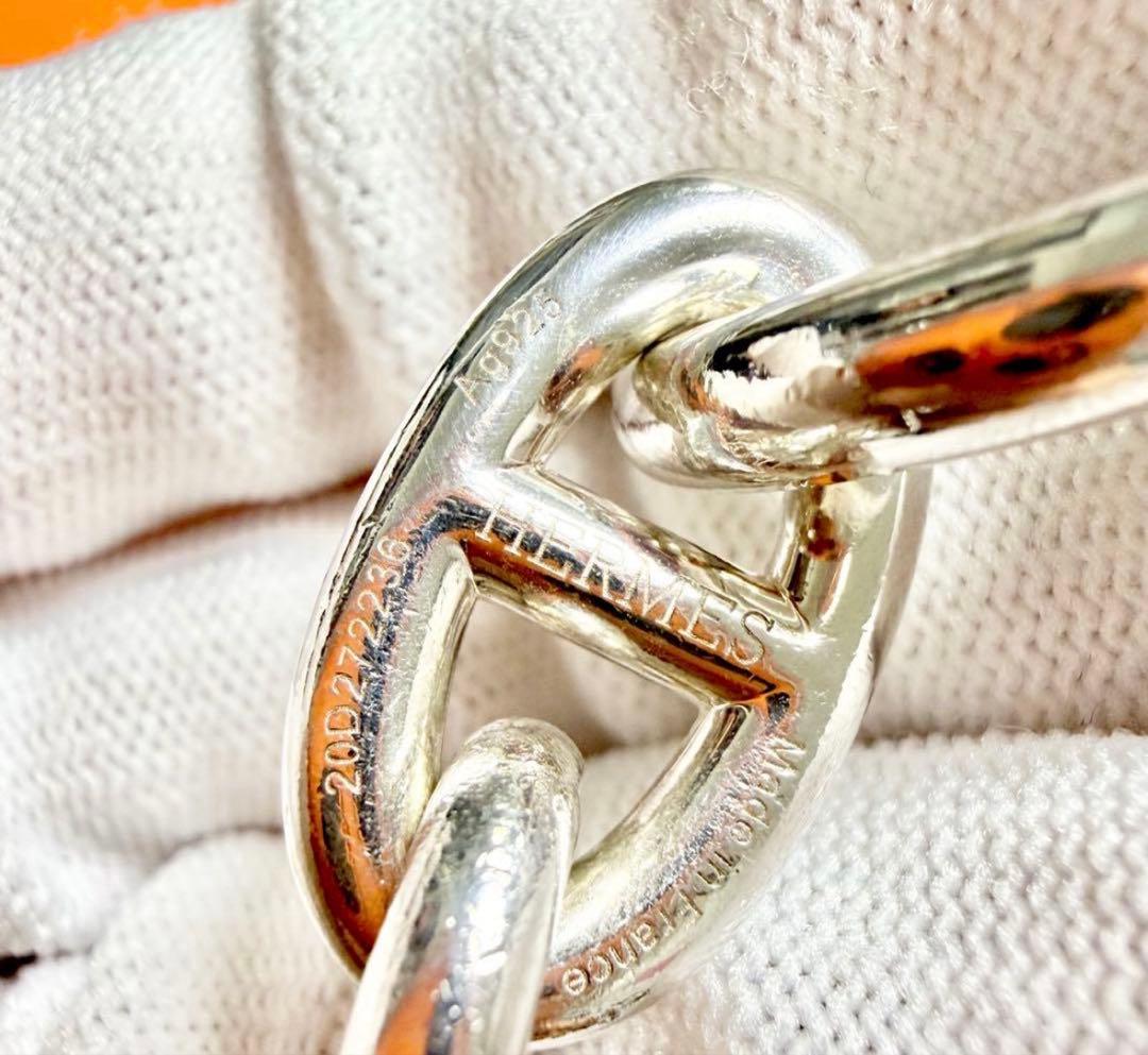 HERMES エルメス シェーヌダンクル TGM 11コマ ブレスレット 箱付き