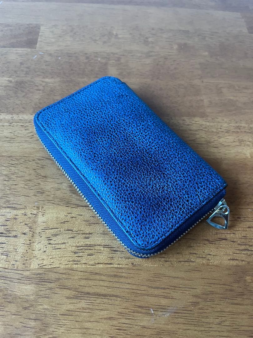 ITTI イッチ 藍染め財布 AIZAN ITTI (イッチ) CRISTY STUFFING MID WLT.5 /AIZAN / クリスティー