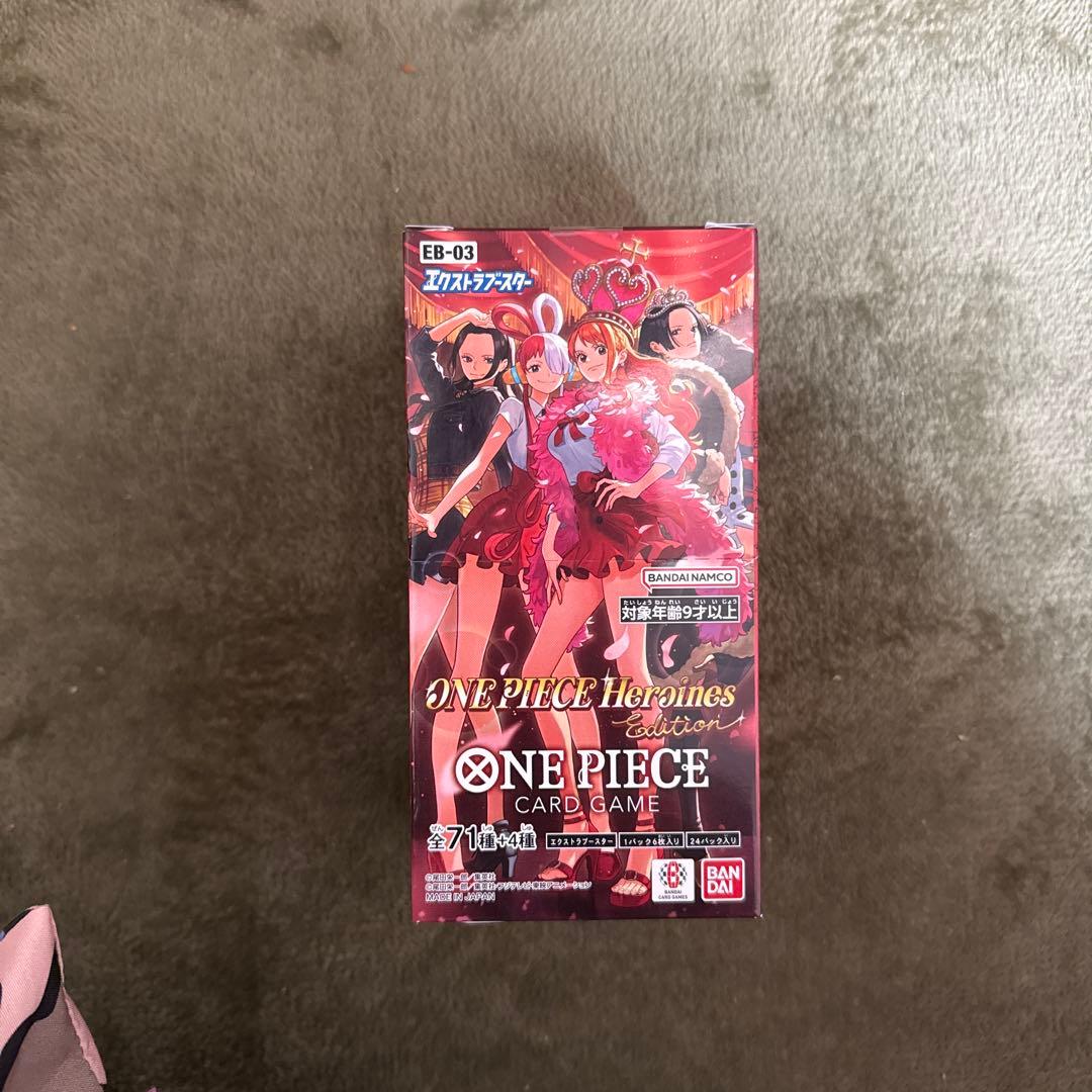 ワンピースカード ヒロインズエディションBOXテープ付き - メルカリ