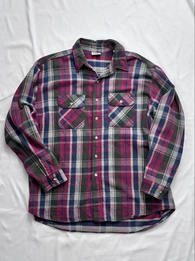 USA製】FIVE BROTHER 2XL ネルシャツ ビッグサイズ 好配色 - メルカリ