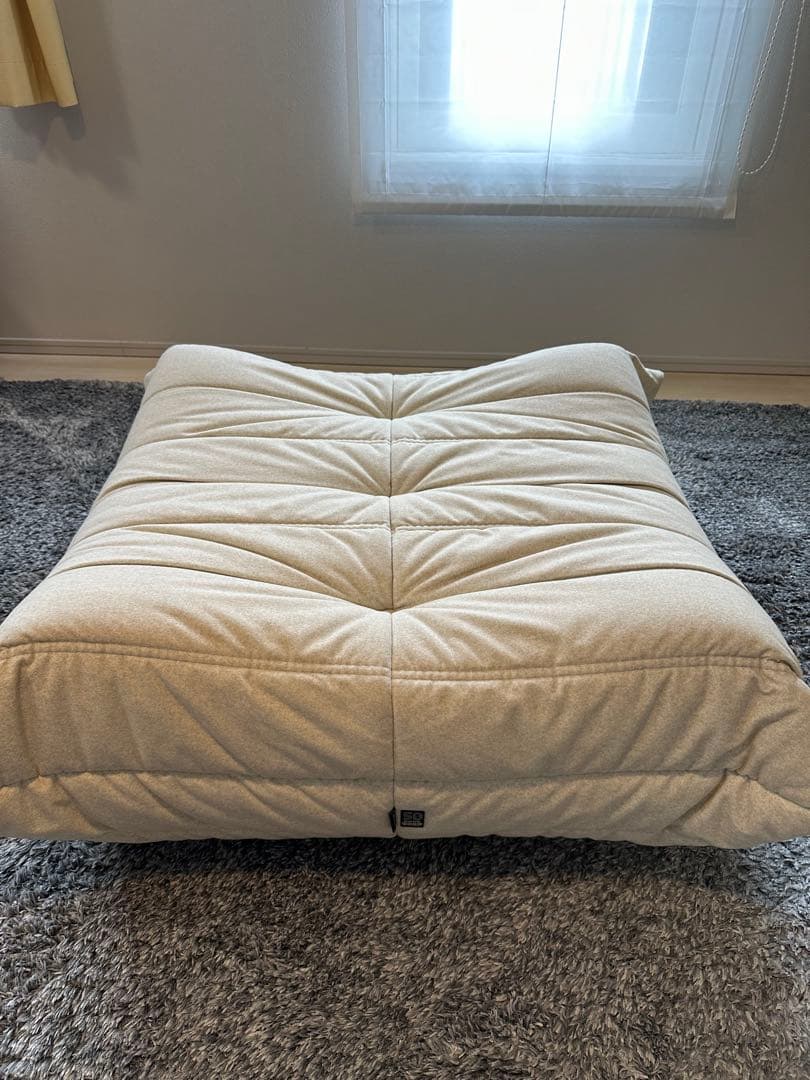 正規品　リーンロゼ　50周年　パフ　オットマン　DENDEN アイボリー 今年、50周年を迎えるROSETTogo(ロゼトーゴ) 限定のファブリックが登場