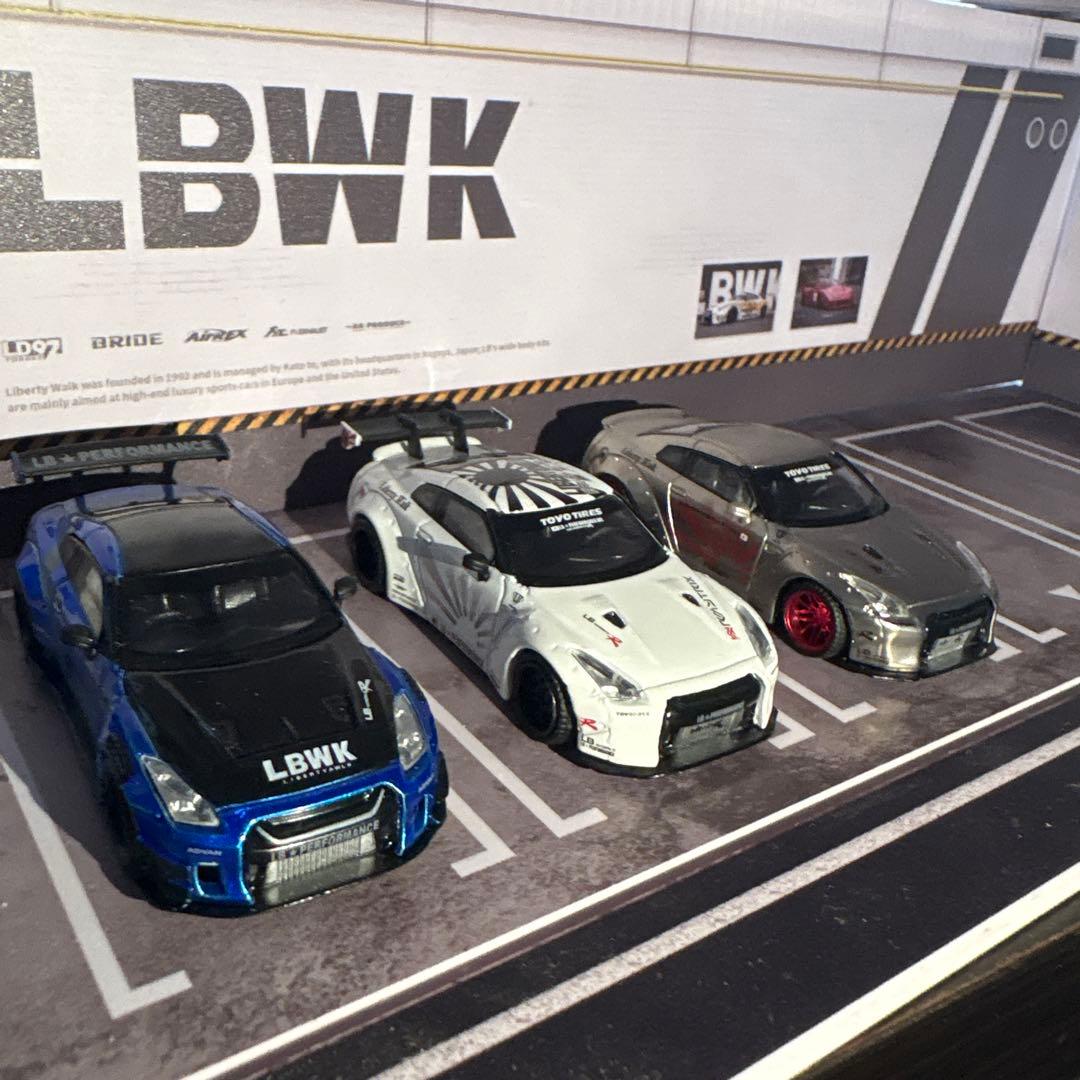 MINI GT 日産GTR35ミニカー3台セット