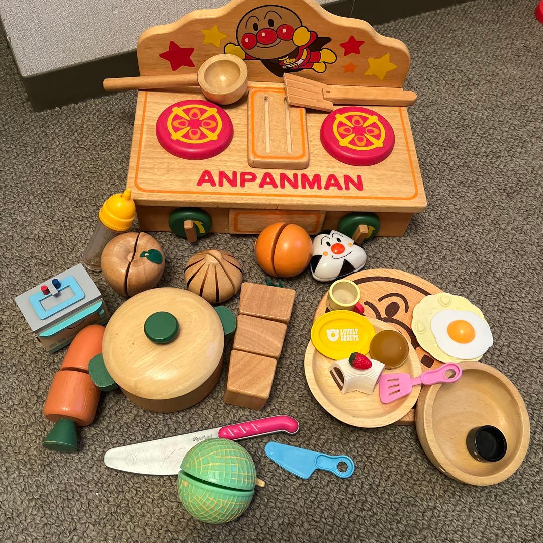 アンパンマン 木のキッチンセット - メルカリ