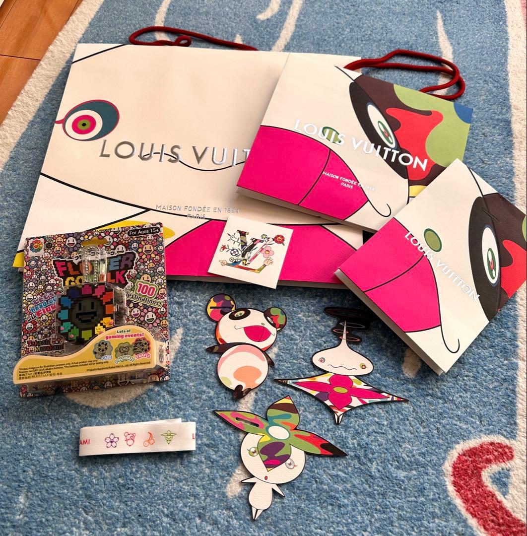 ルイヴィトン×村上隆 ショッパー・ステッカー等 コラボ限定品 10点