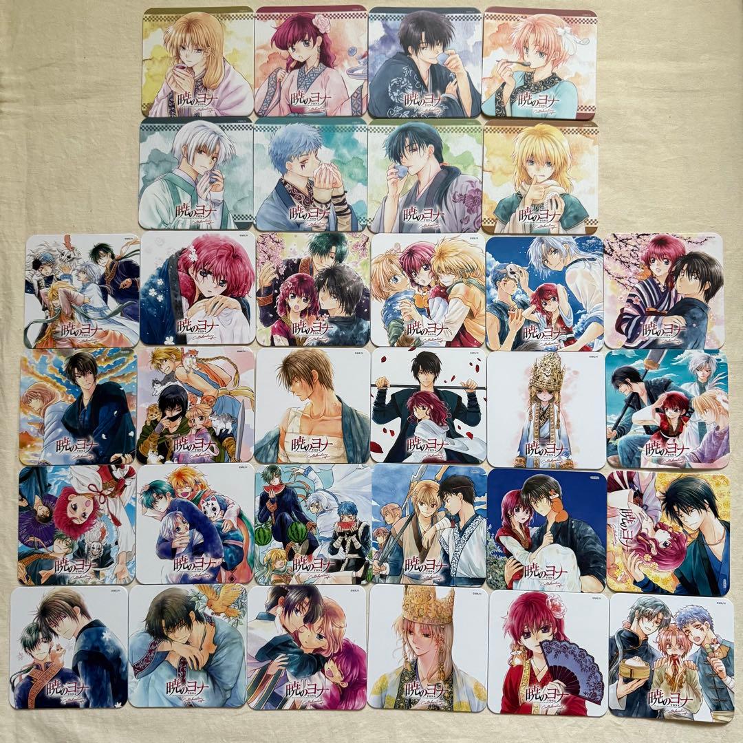 暁のヨナ コラボカフェ コースターコンプセット+おまけ付き