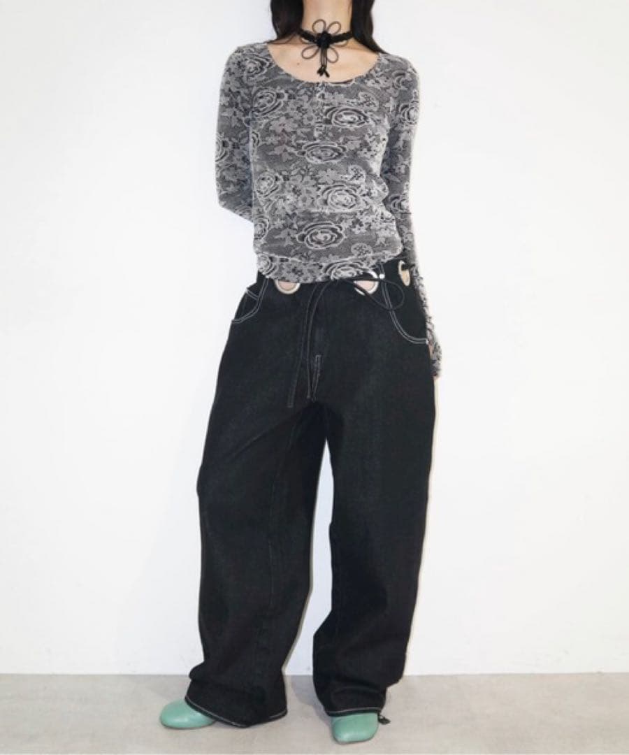 musubore ワイドハトメデニム