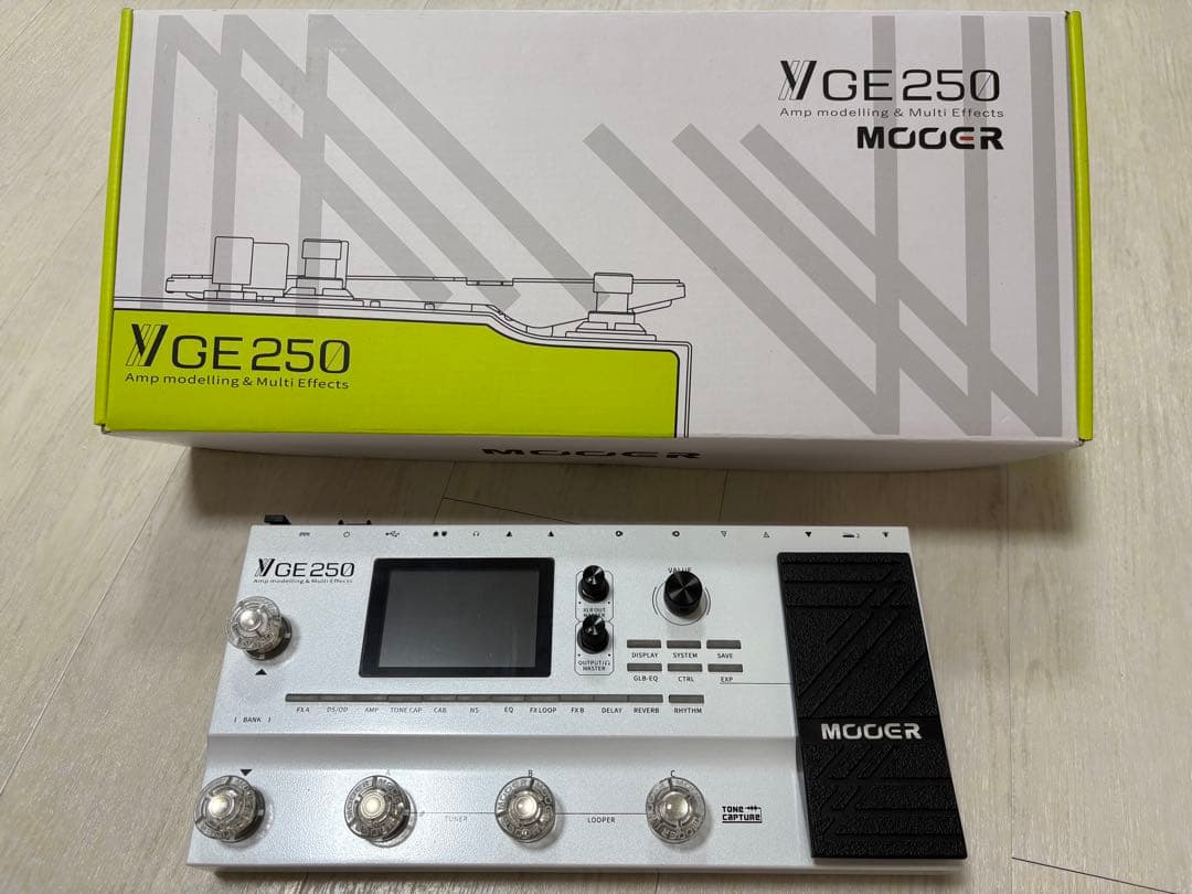 MOOER GE250 ギターエフェクター Mooer GE250 (マルチエフェクター/アンプシュミレーター) - 【ESP直営