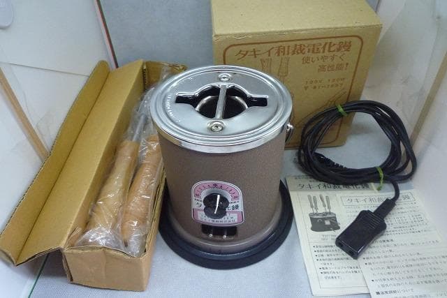 マー君　新品完全未使用　 タキイ和裁電化鏝 和裁コテ　和裁こて　鏝２本付