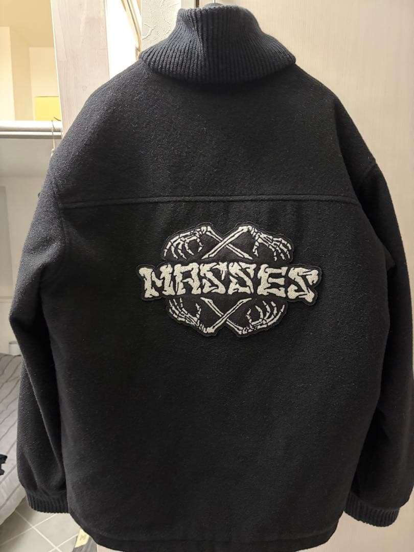 【超レア　キムタク私物】　MASSES MELTON ZIP JKT 正規品 超レア キムタク私物】 MASSES MELTON ZIP JKT 正規品 - メルカリ
