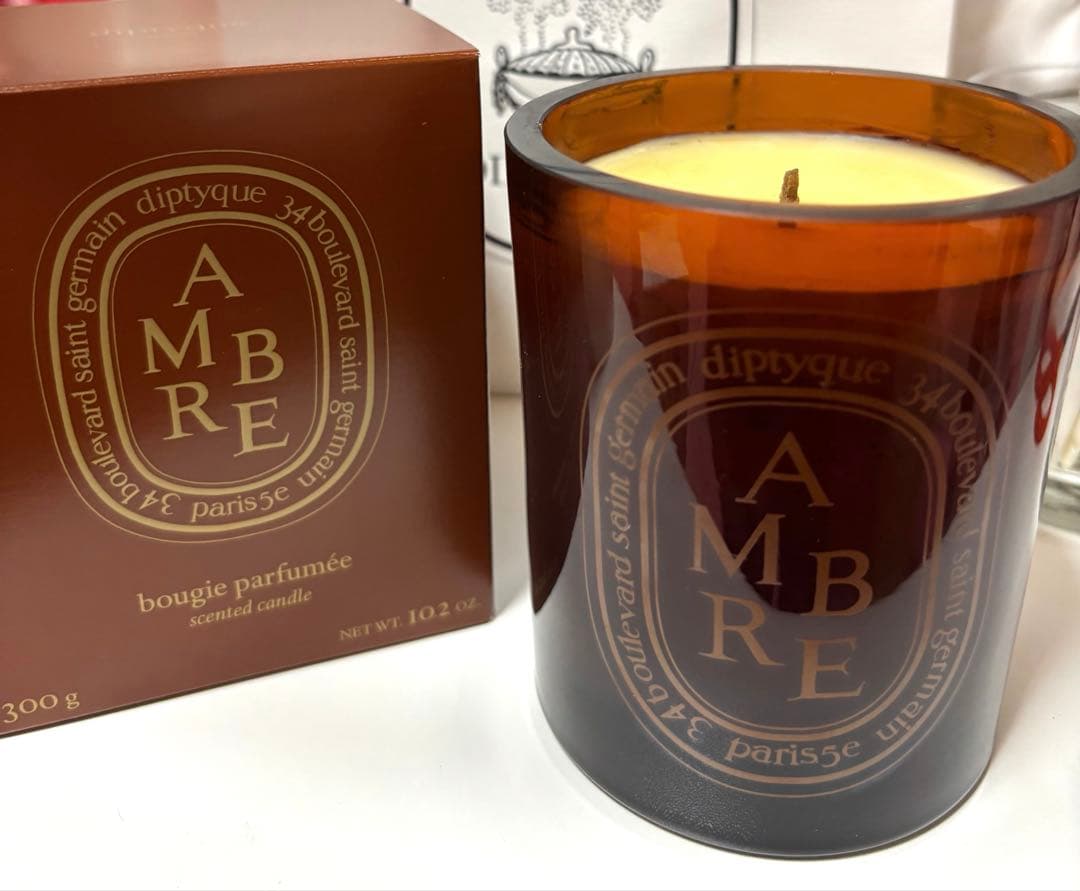 diptyqueミディアムキャンドル　300g AMBRE (アンブル)