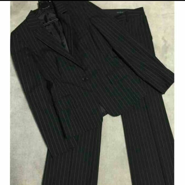 グリーンレーベル　ストライプスーツ上下