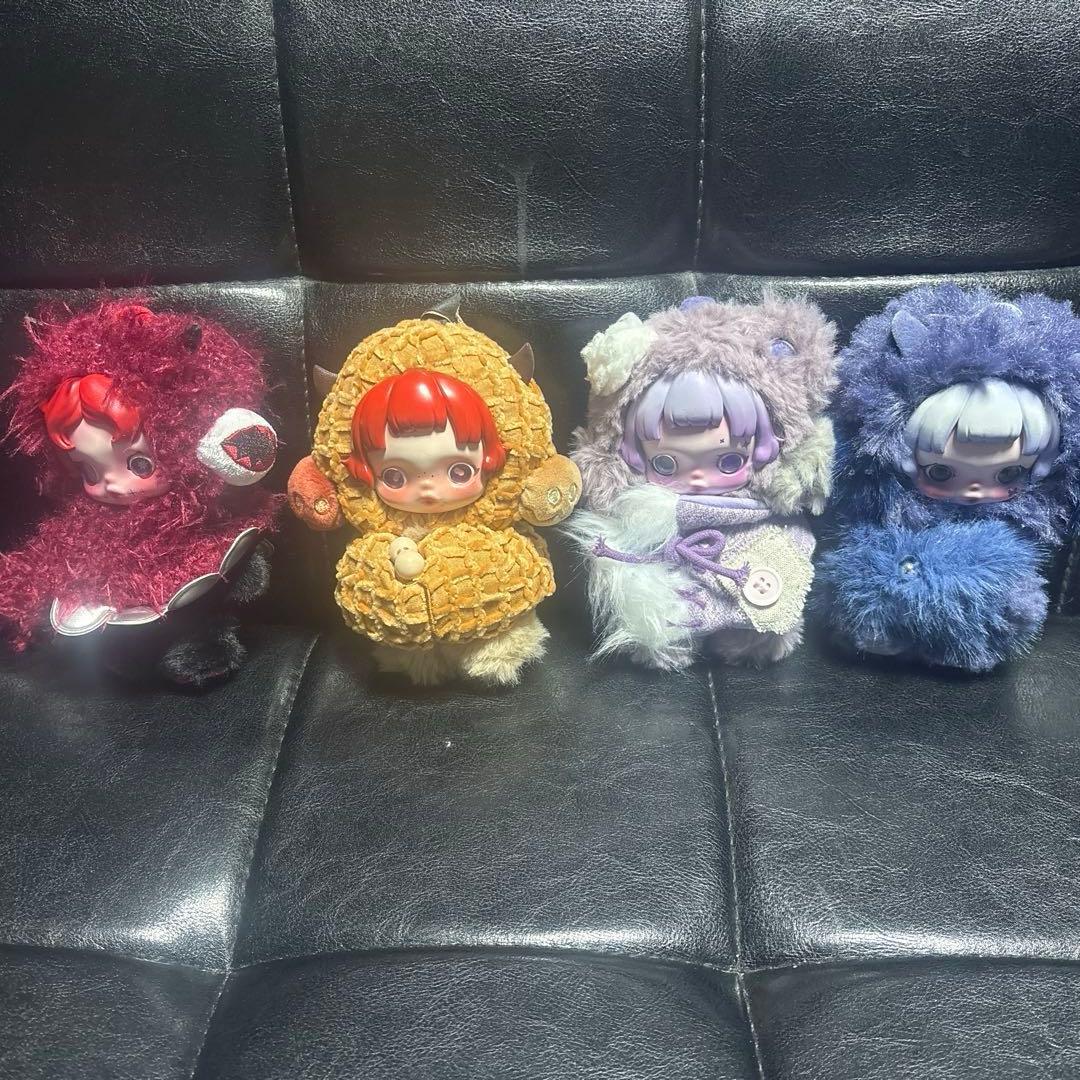 POPMART SKULLPANDA You Found Me! 4体セット SKULLPANDA You Found Me! Series Plush Doll Pendant - POP MART