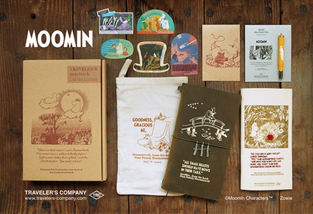 トラベラーズノート★ムーミン一家★限定セット トラベラーズノート 限定セット MOOMIN ムーミン一家 - TRAVELER'S
