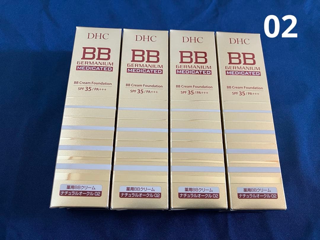 DHC　薬用BBクリームGE　ナチュラルオークル02　40ｇ 4本セット