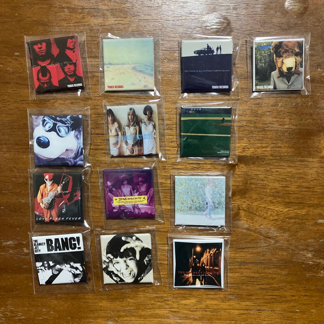 ミッシェル・ガン・エレファント、ブランキー・ジェット・シティー　バッジ13個