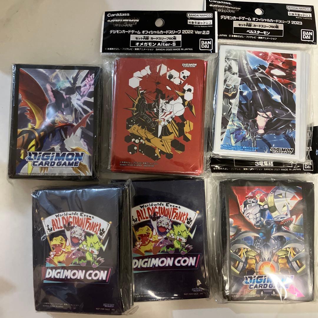 デジモンカードゲーム スリーブ　未開封6セット