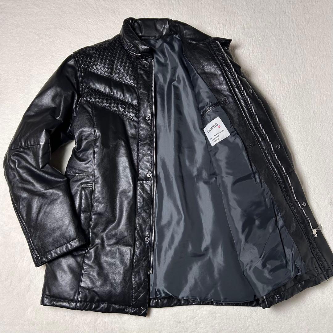 上質‼️ barassiバラシ ミラノ イタリア製 シープスキン ダウンコート