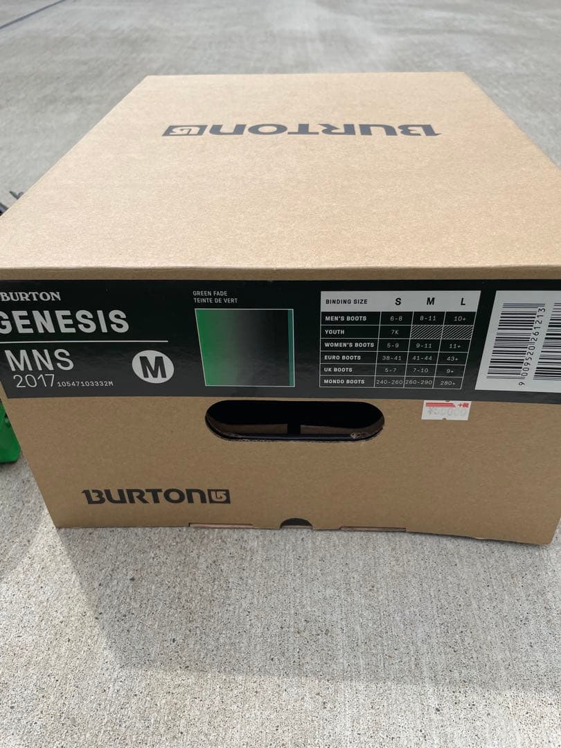 BURTON GENESIS Mサイズ ビンディング 2017