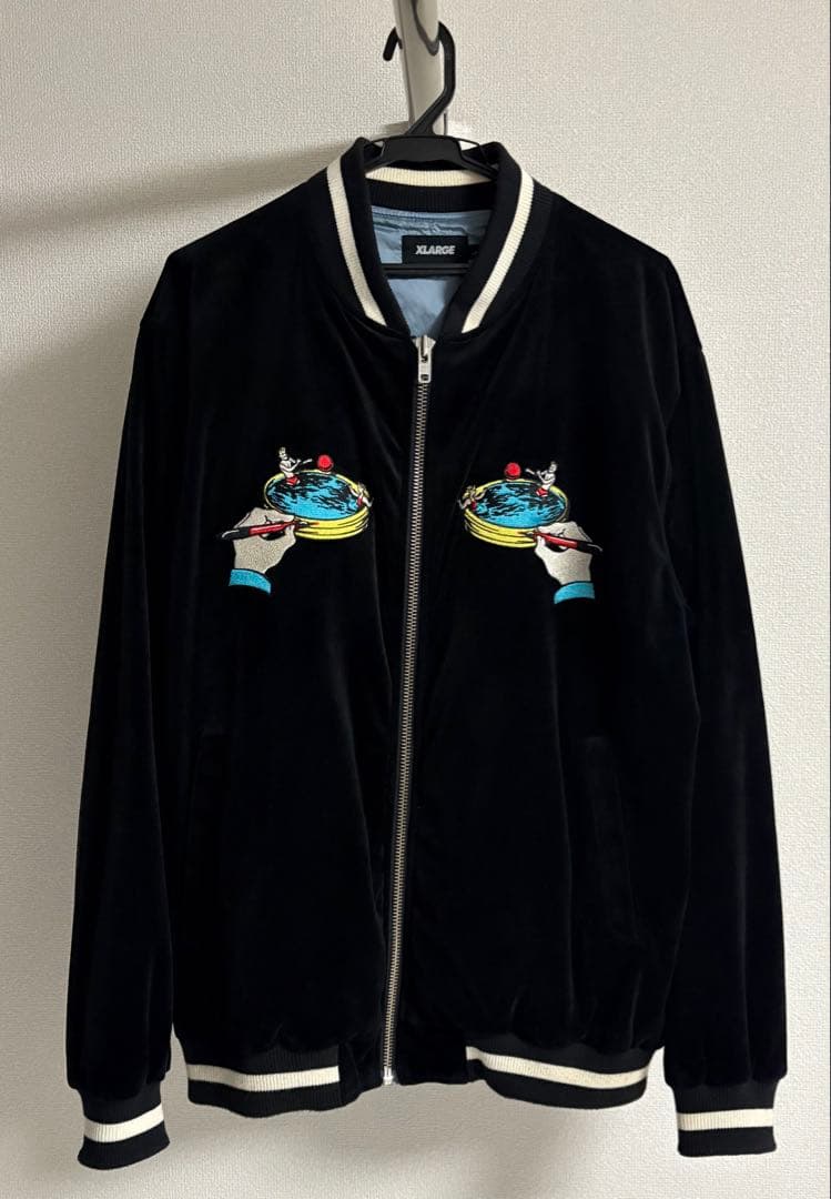 XLARGE ブラック スカジャン L