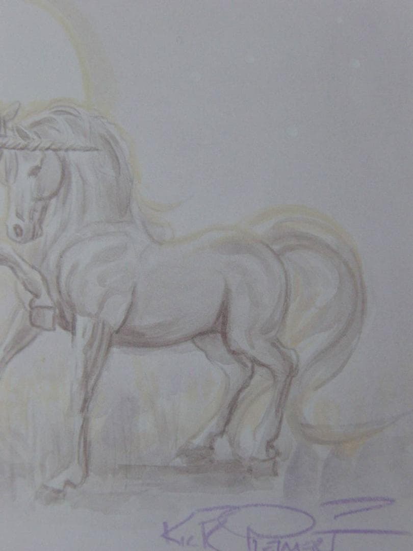 カーク・レイナート、【TRUE LOVE】、希少な額装用画集より、新品額装付