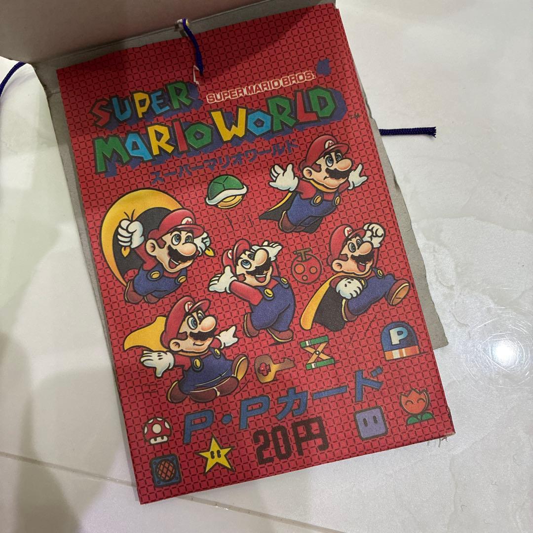 T*O様 スーパーマリオワールド P.P.カード アマダカード 未開封5枚