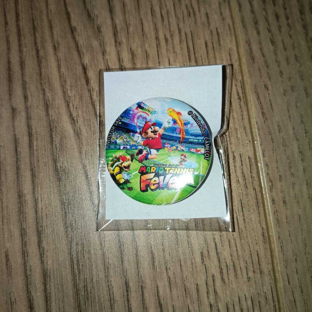 マリオテニスフィーバー　缶バッジ