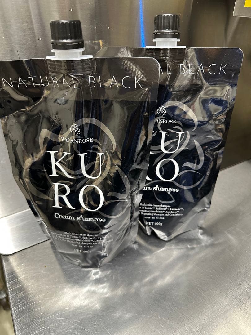 KURO Cream shampoo Natural Black ２本セット