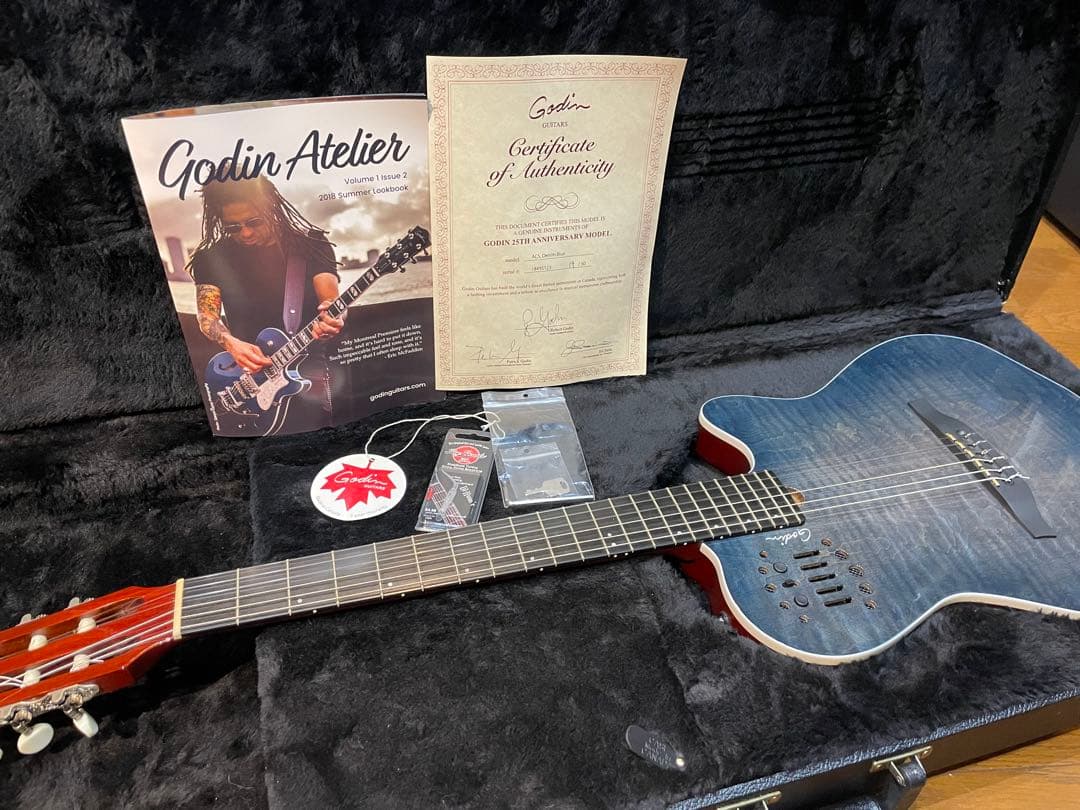 Godin ACSエレガット 25周年モデル 世界限定50本 デニムブルー