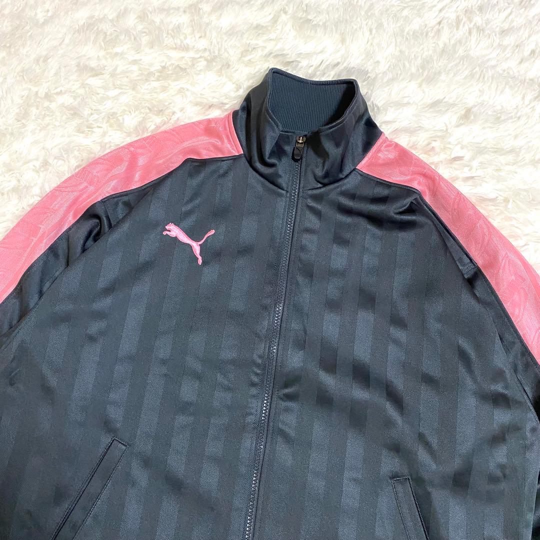 プーマ ジャージ セットアップ 上下 刺繍ロゴ プージャ チャコール