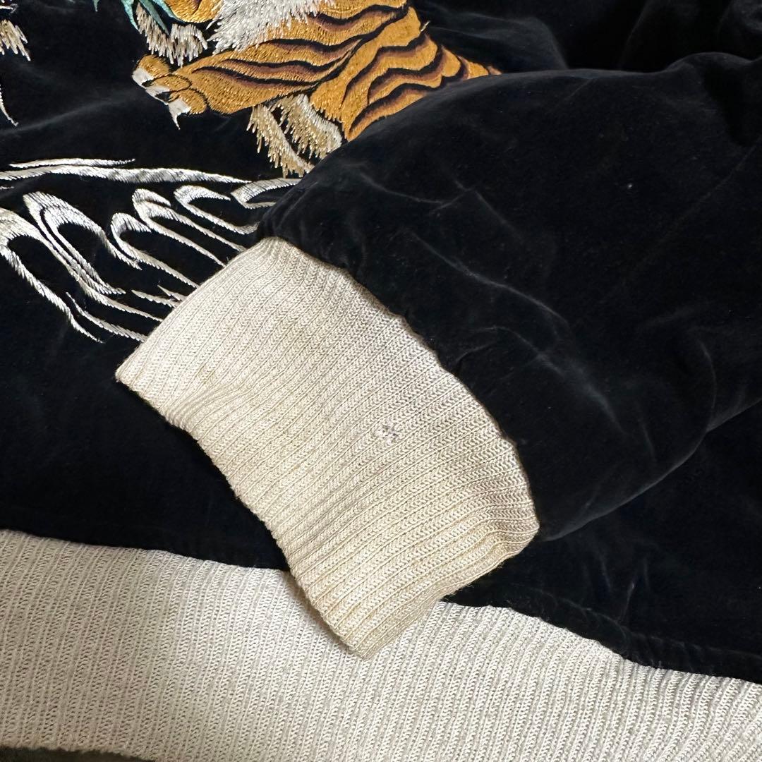 50s 別珍 speed zip 虎 鷹 龍 スーベニア スカジャン - メルカリ