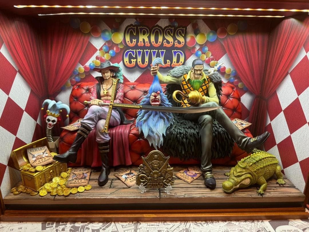 ワンピース クロスギルド ミホーク バギー サー フィギュア ガレージ